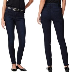 Paige Hoxton Ankle Jeans Women 26 Dark Blue High Rise Skinny Pants